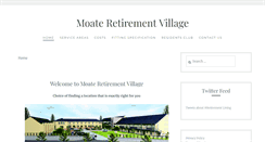 Desktop Screenshot of moateretirementvillage.com